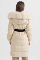 Isabelle Fur-Trim Puffer Coat