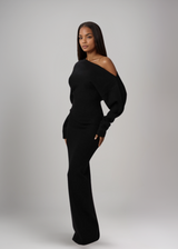 Thea Off-Shoulder Knit Dress