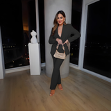 Valentina Crystal Mesh Blazer Set