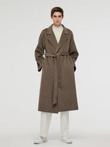 Cashmere Wool Unisex Wrap Coat GOELIA