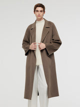 Cashmere Wool Unisex Wrap Coat GOELIA