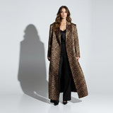 Lana Leopard Trench Coat