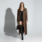 Lana Leopard Trench Coat