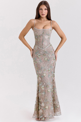 Naima Embellished Corset Gown