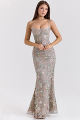 Naima Embellished Corset Gown