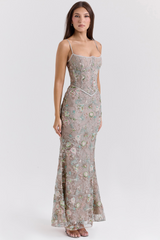 Naima Embellished Corset Gown