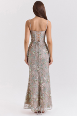 Naima Embellished Corset Gown