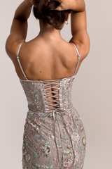 Naima Embellished Corset Gown