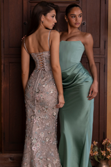 Naima Embellished Corset Gown