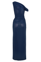 Kenny Diamante One Shoulder Maxi Dress