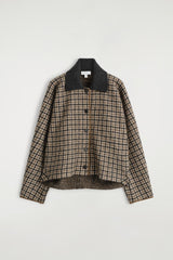 Arlette Wool Check Jacket