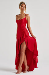 Elora Satin Dress