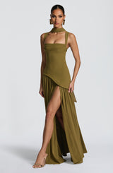 Averie Draped Maxi Gown